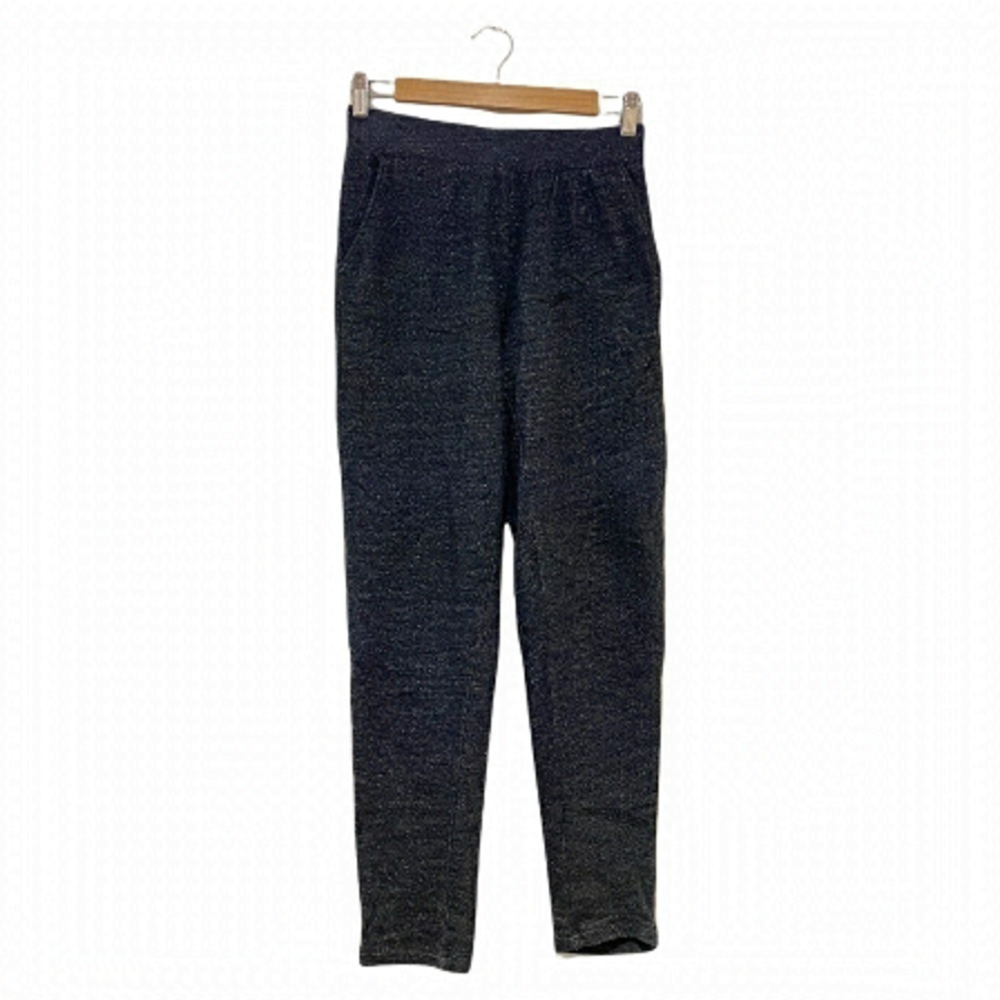 𝅺LAZYPANTS marled salt & pepper black/grey slim joggers EUC